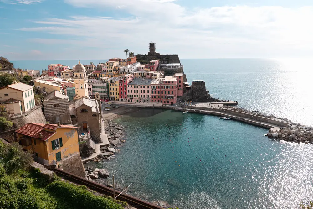 Vernazza from Sentiero Azzurro trail