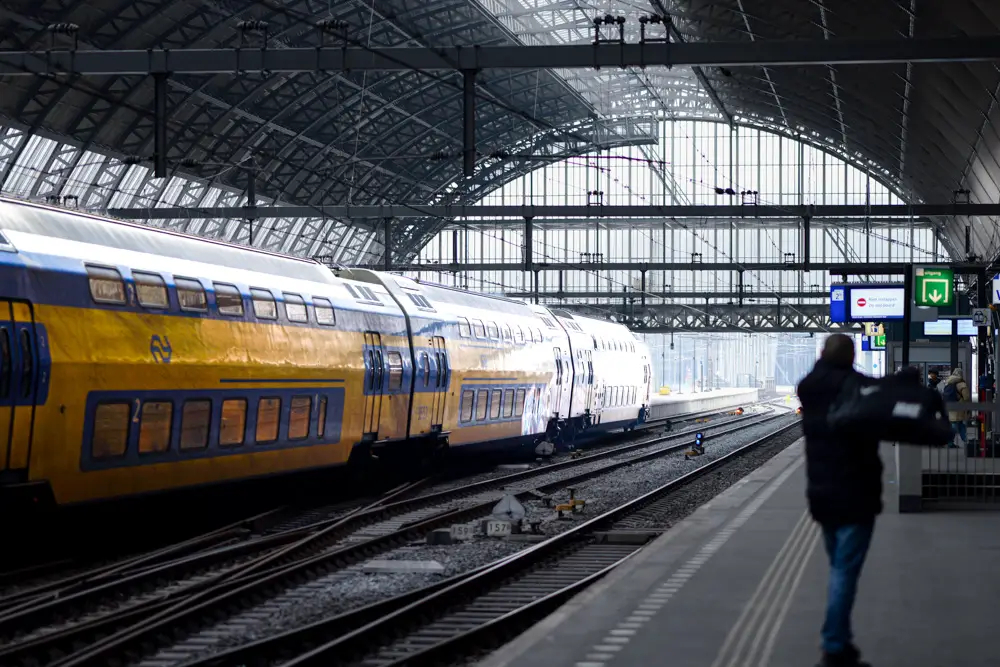 Journey by Train: Train in Amsterdam