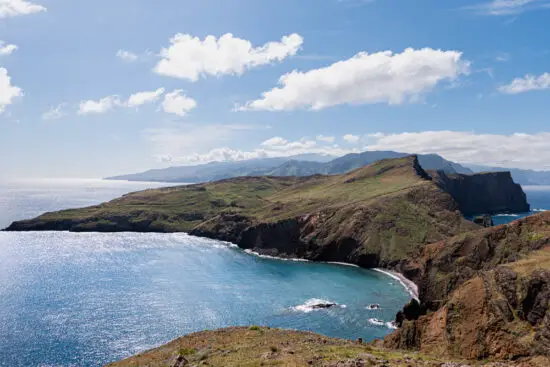Landscape view of Vereda da Ponta de São Lourenço, Madeira, Portugal