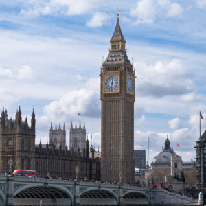 London England Big Ben Tower and Parliament Houses