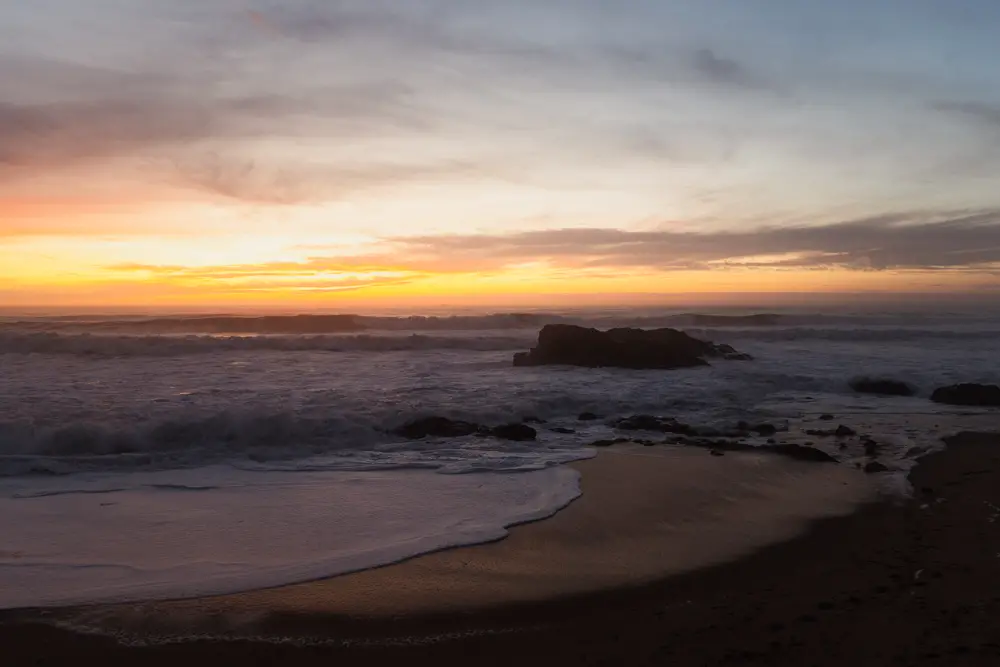 Porto Sunset from Praia do Marbelo