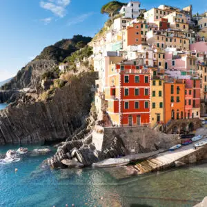 Riomaggiore, Italy part of the Cinque Terre Villages