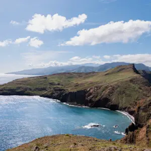 Landscape view of Vereda da Ponta de São Lourenço, Madeira, Portugal