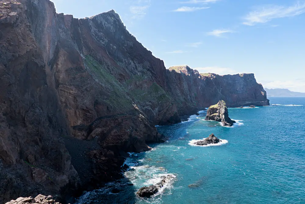 View of Vereda da Ponta de São Lourenço, Madeira, Portugal