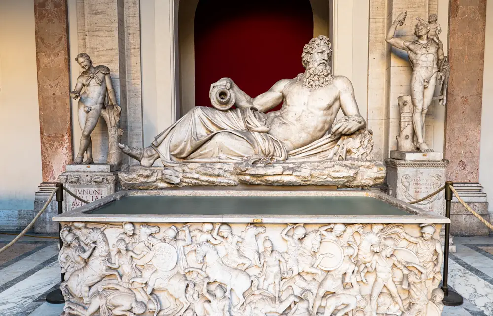 River Tiber Sculpture in Vatican Museum